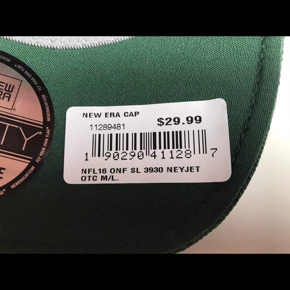 NY Jets NewEra Sideline Official 39THIRTY Flex Hat - Picture 8 of 8